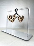 Aros Corazón Leopardo